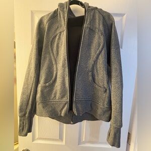 Gray lulu lemon scuba hoody size 12